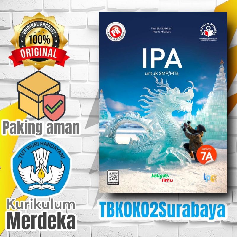 BUKU PR IPA KELAS 7 SEMESTER 1 LKS INTAN PARIWARA KURIKULUM MERDEKA 2024