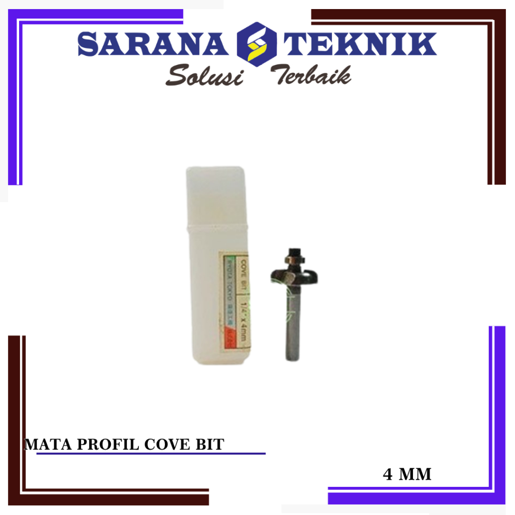 Mata Router / Profil Cove bit 4 mm Ryota