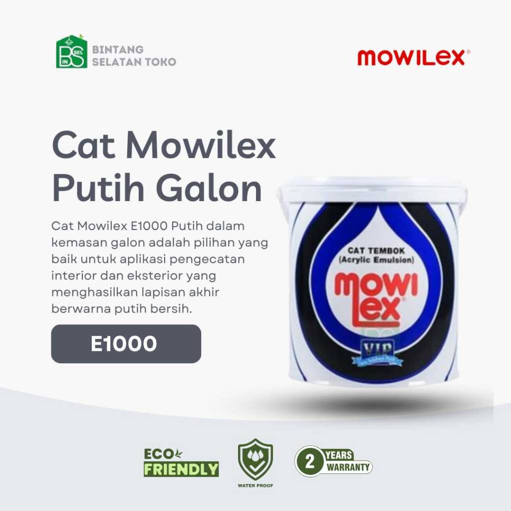 CAT MOWILEX E1000 PUTIH GALON