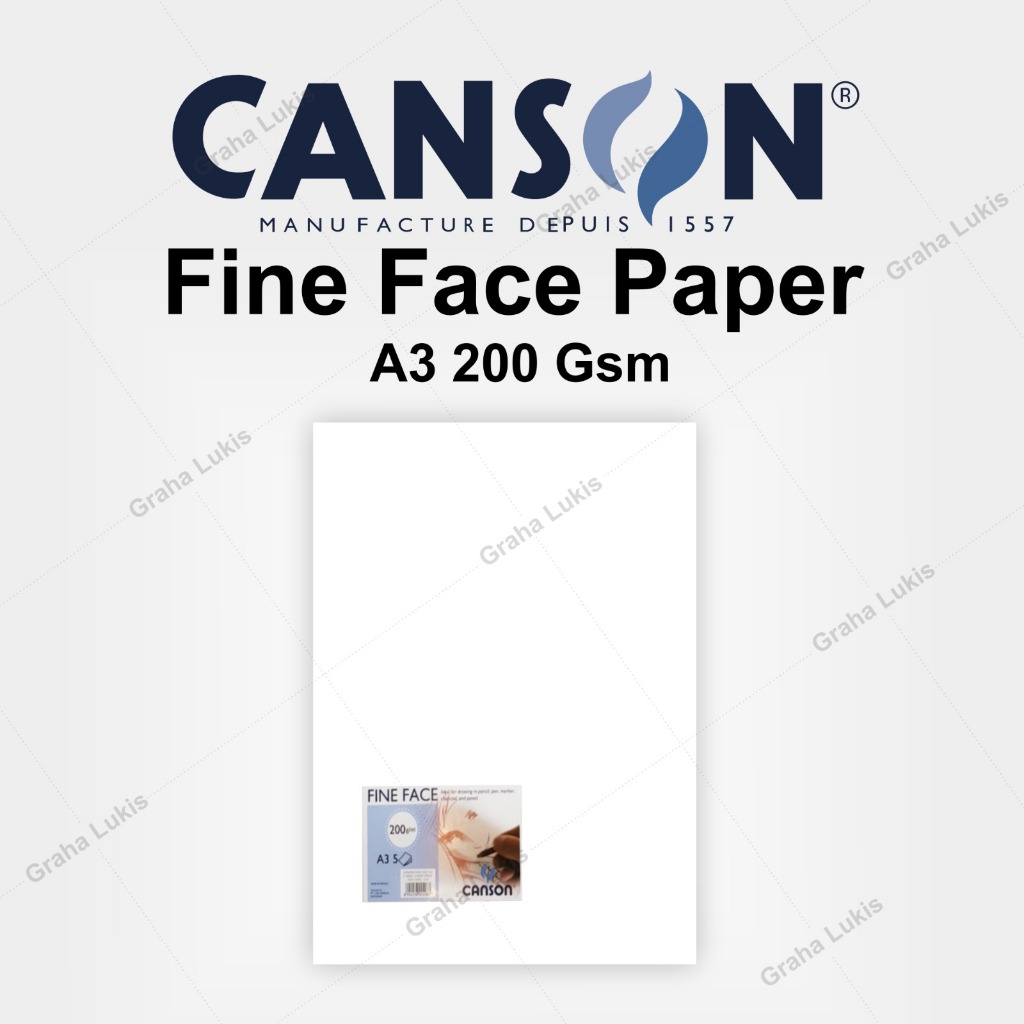 

Canson Fine Face A3 200 gsm (Canson Multimedia Paper)