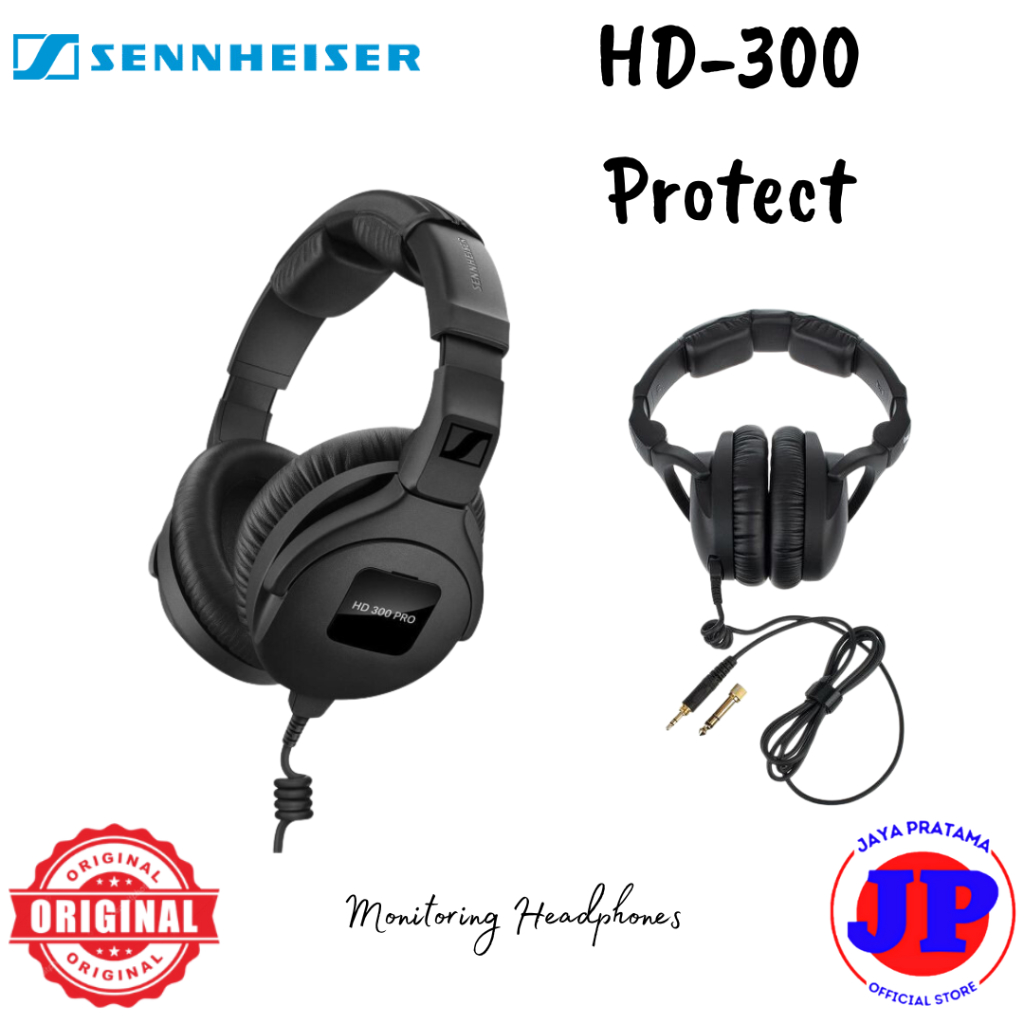 Sennheiser HD300 Protect Monitor Headphone Original HD300