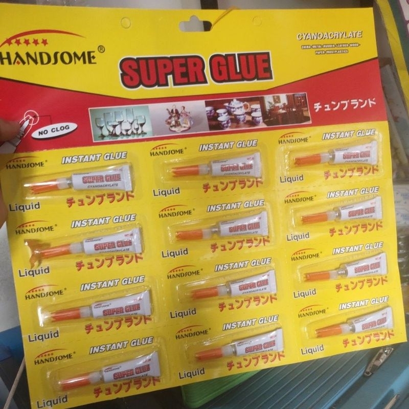 

LEM SUPER GLUE HANDSOME 1 RENTENG 12 PCS