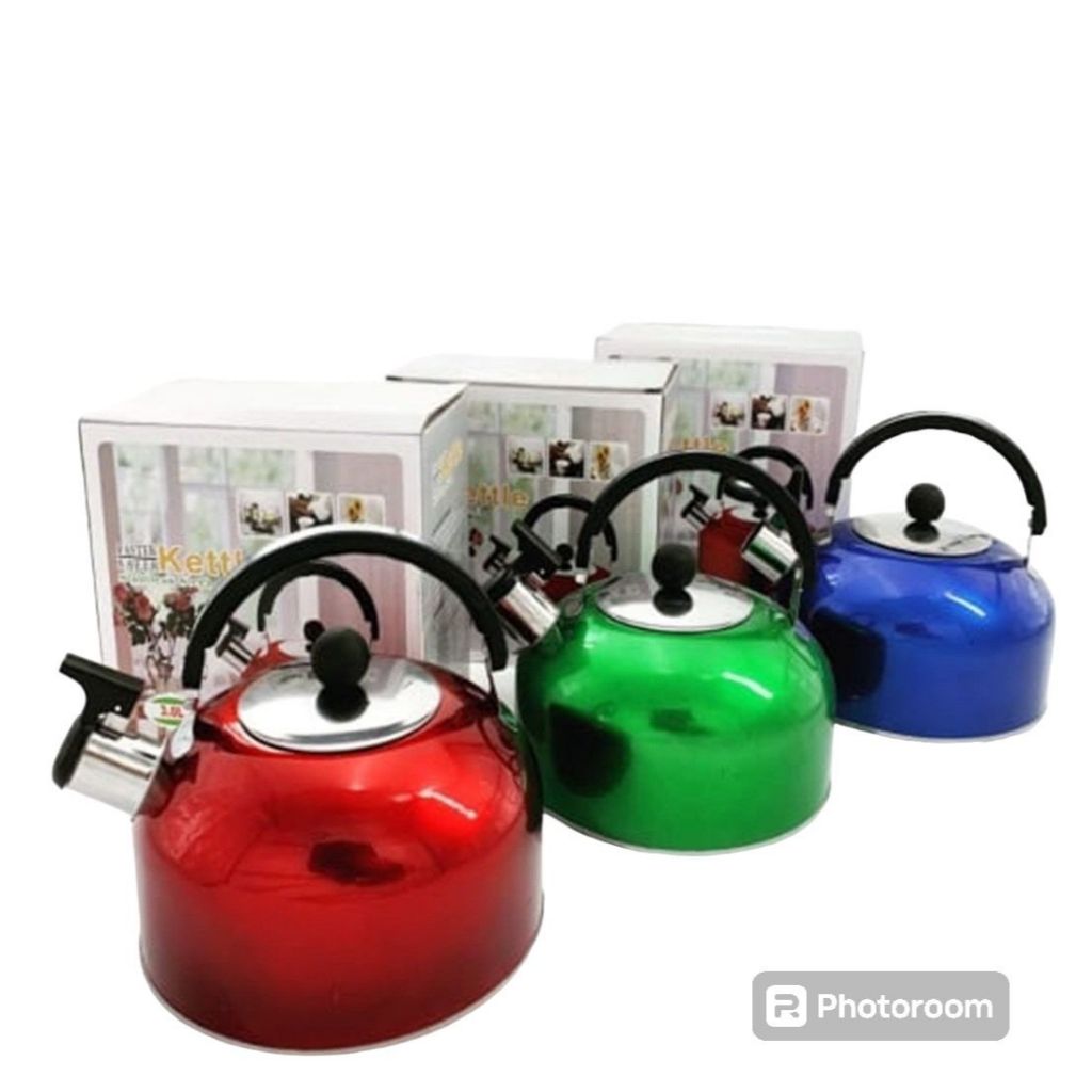 MJ - TEKO SIUL 3 LITER 4 LITER 5 LITER STAINLESS / TEKO BUNYI STAINLESS / TEKO AIR