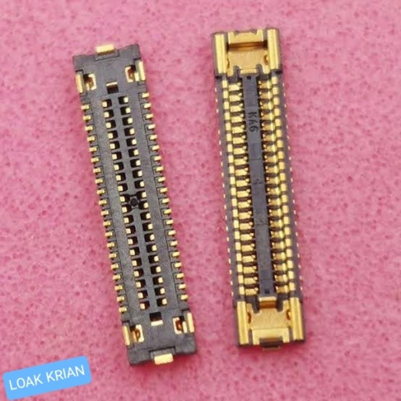 soket lcd Samsung a30 / konektor lcd Samsung a30 ( yg nempel di LCD )