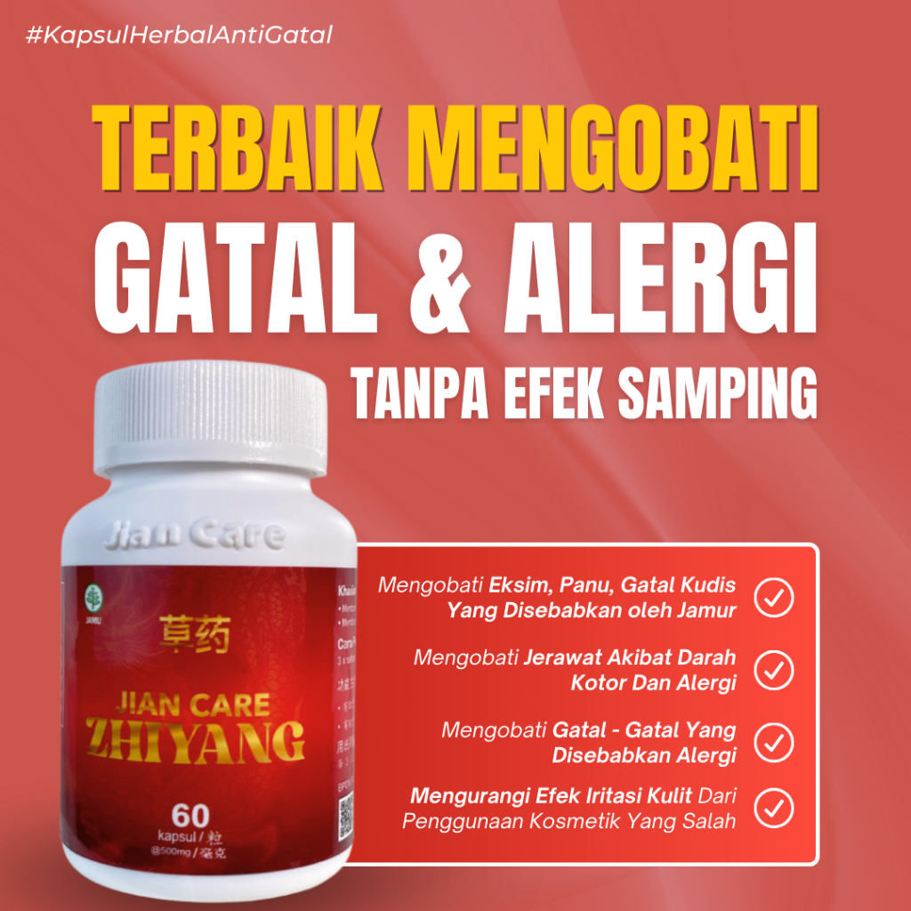 Jian Care ZHIYANG - Ampuh Atasi Gatal Menahun, Jamur Kulit, Eksim ORIGINAL