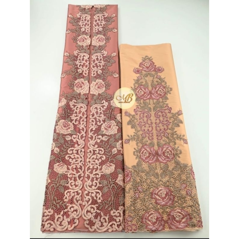 bahan/ bakal abaya bordir taveta