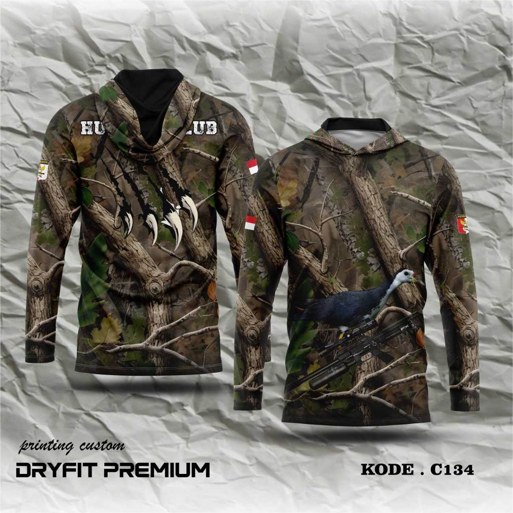 baju camo berburu ayam hutan
