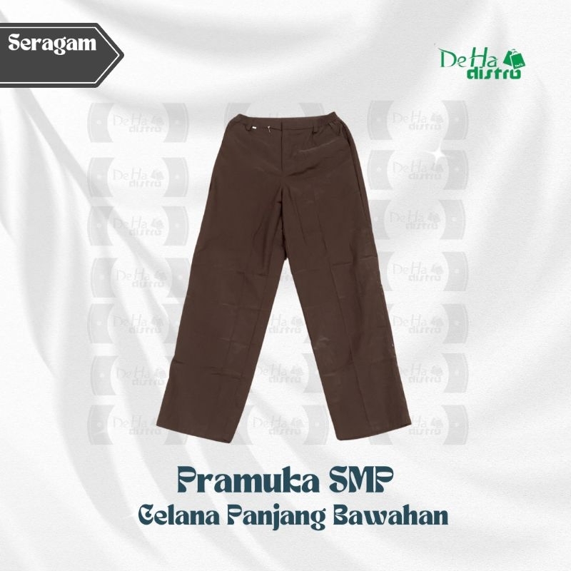 Bawahan pramuka SMP celana panjang/Seragam pramuka/Celana pramuka SMP