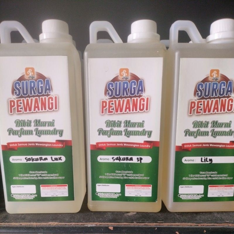 Bibit Parfum Laundry "SURGA PEWANGI LAUNDRY" 1 liter