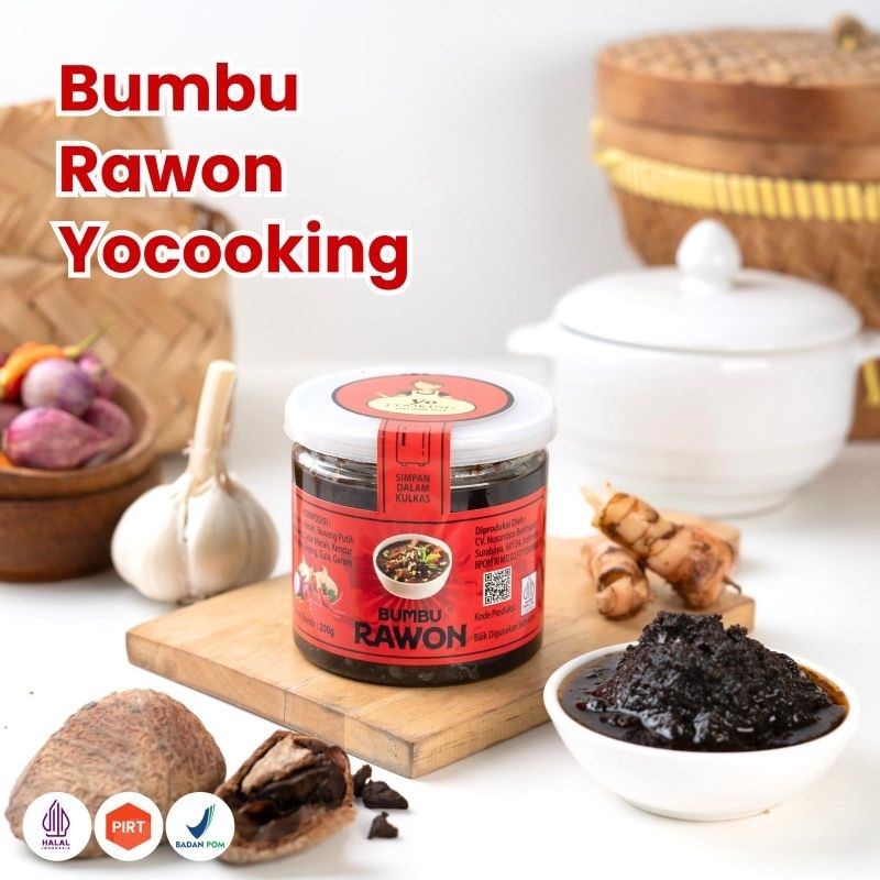 

YO COOKING Bumbu rawon berat 200gr yocooking/bumbu instan/bumbu praktis/rawon/bumbu siap masak Bpom - Bumbu Instan - Bumbu Praktis - Mantap Medok enak nampol - Rasa enak- Bumbu viral - Bumbu dapur - Masak sat set