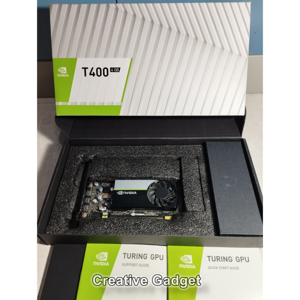 Fullset - 4GB Nvidia Quadro T400 - DDR6 Original Display Card Workstation - Turing Architecture - Su