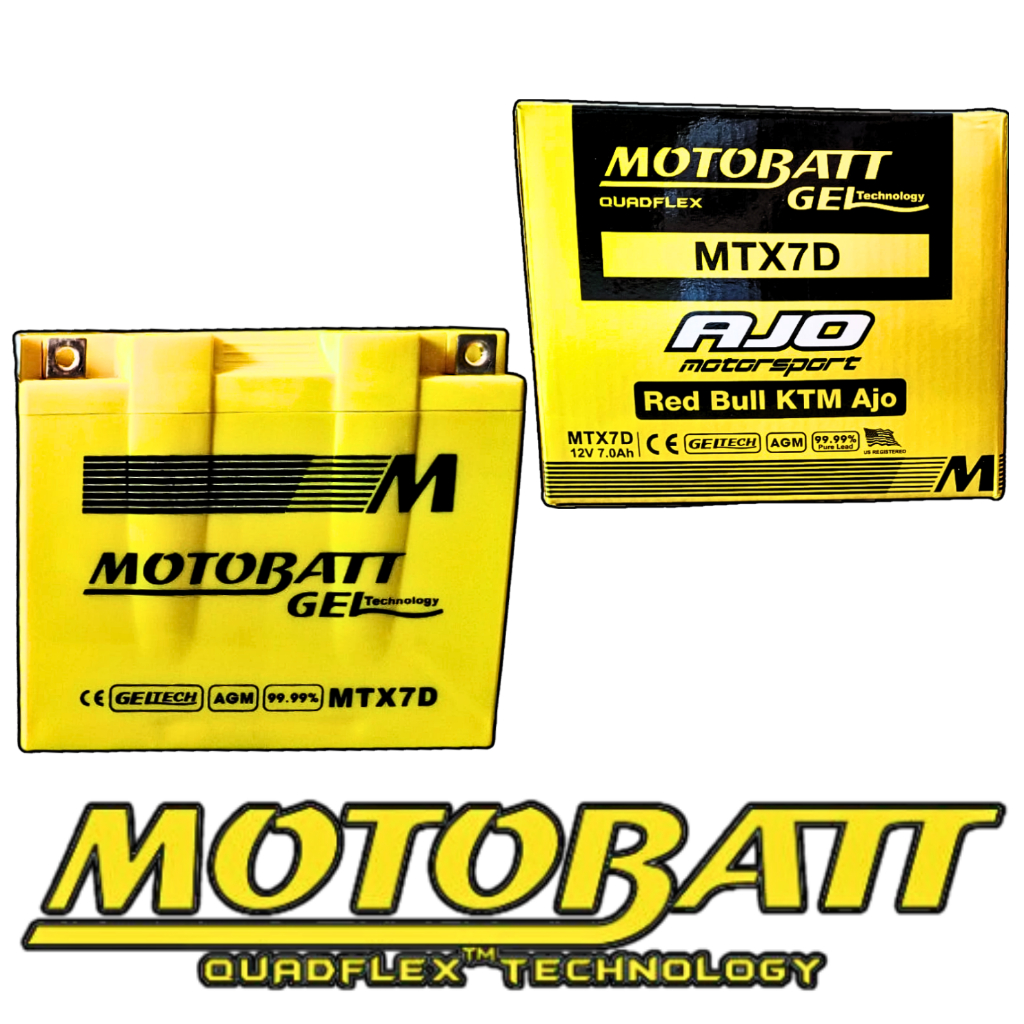 AKI MOTOBATT MTX7D UNTUK MOTOR TIGER / TIGER REVO / NOUVO / NOUVO Z / NOUVO LELE / SCORPIO / SCORPIO