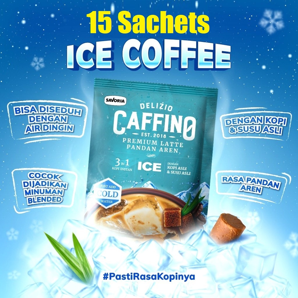 

Caffino ICE Latte Pandan Aren - Renteng 15 sachet *27g