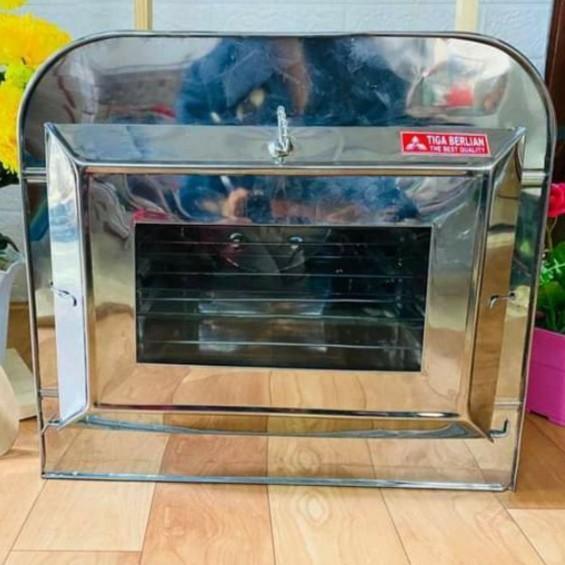 OVEN KUE TIGA BERLIAN STAINLESS STEEL 3 SUSUN TANGKRINGAN