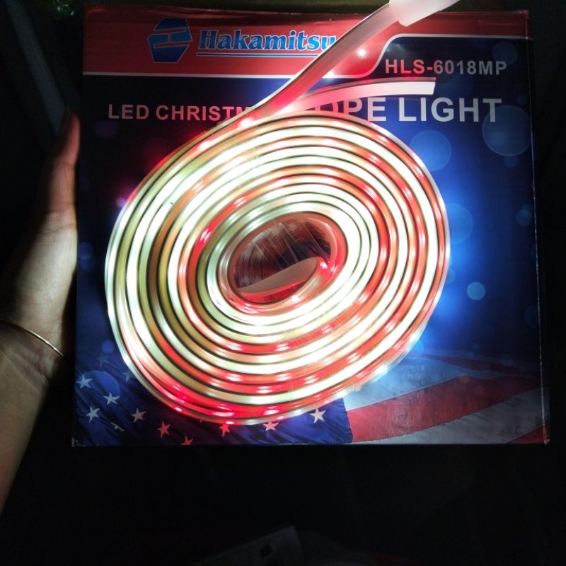 LAMPU LED MERAH PUTIH 10 METER HAKAMITSU