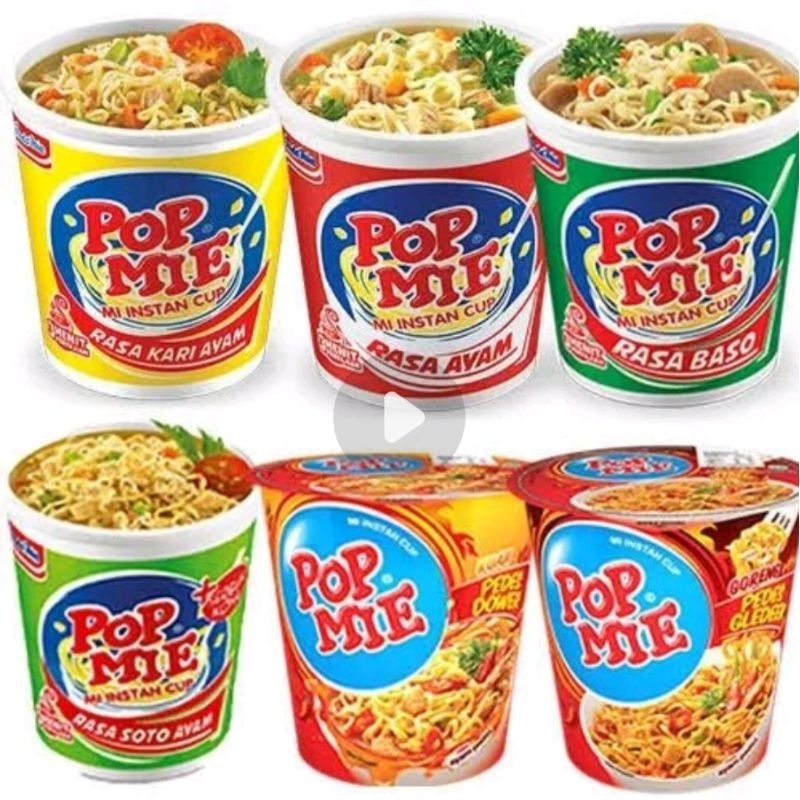 

POP MIE INSTAN ALL VARIAN KUAH DAN GORENG