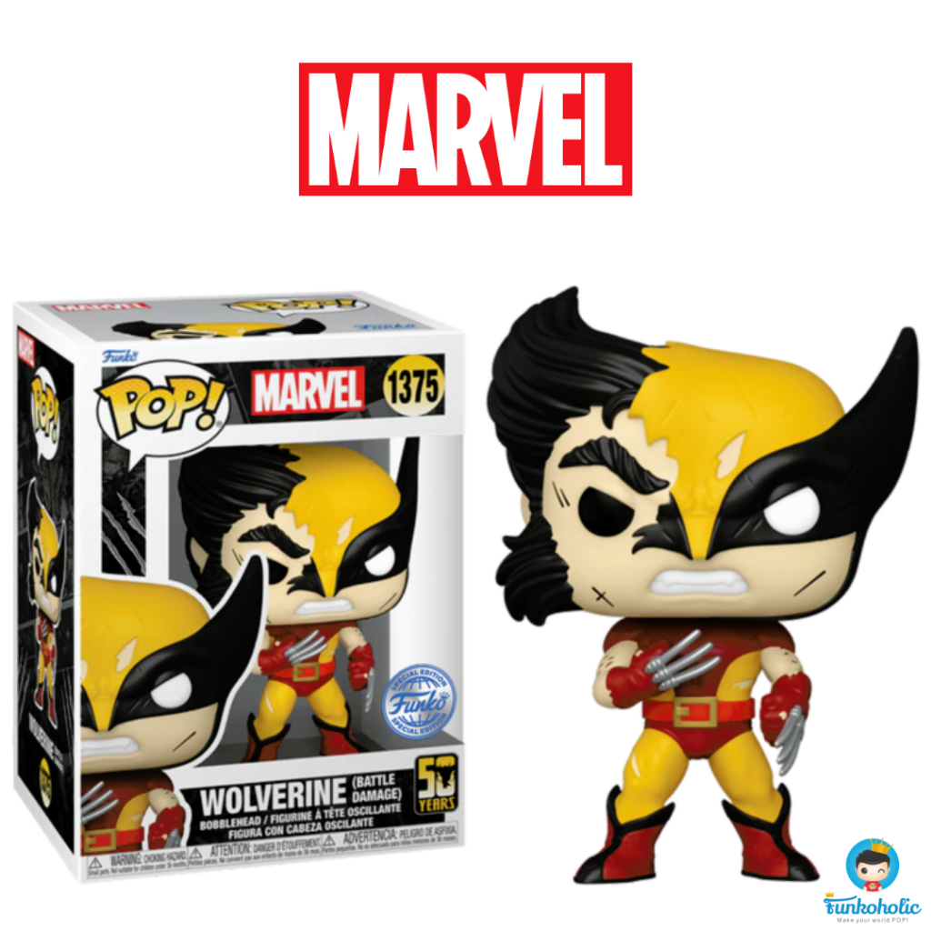 Funko POP Marvel's Wolverine - Wolverine (Battle Damage) (SE) #1375