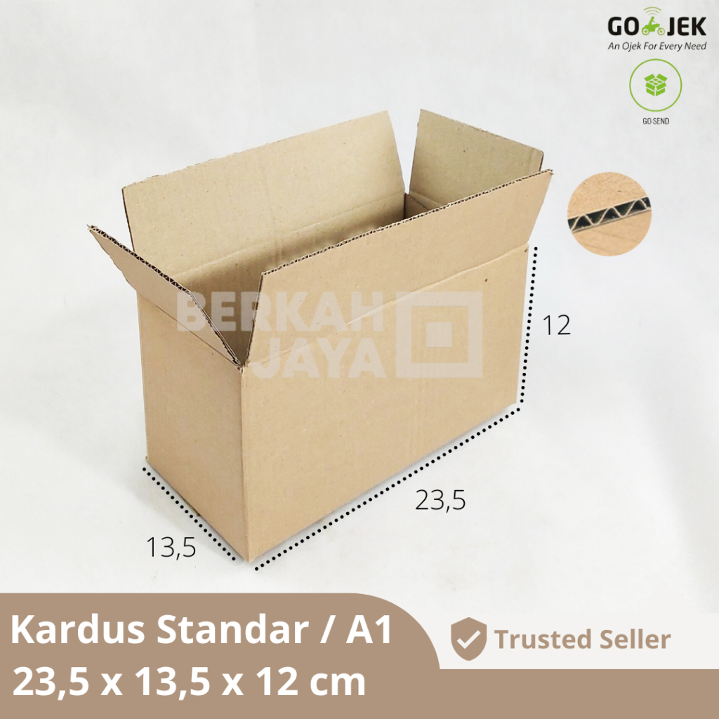 

Kardus / Box / Karton / Aksesoris / Kotak / Dus Packing Murah Bisa Ecer – 23,5 X 13,5 X 12 cm / Kardus 23.5 x 13.5 x 12 cm / 23.5x13.5x12 cm / 23,5x13,5x12 cm