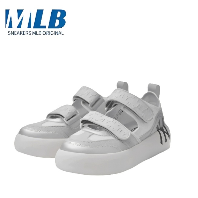 Sepatu Sandal MLB Korea Chunky NY Yankees Base Grey / MLB Original