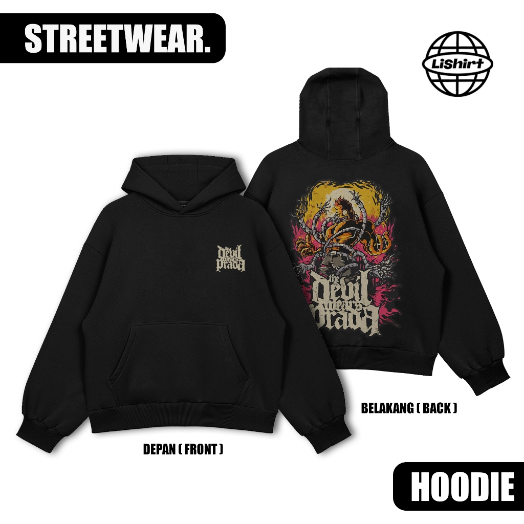 HOODIE STREETWEAR THE DEVIL WEARS PRADA - HOODIE DISTRO - HOODIE NYAMAN DAN ADEM SABLON PREMIUM - HO