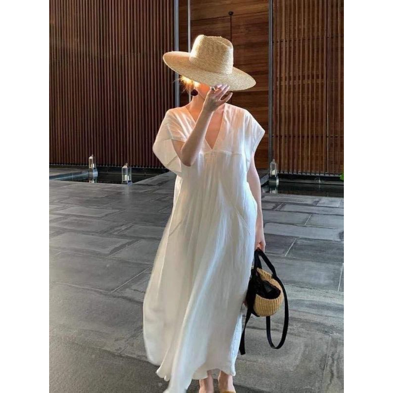 Longdress | Maxi dress | Dress putih | White dress