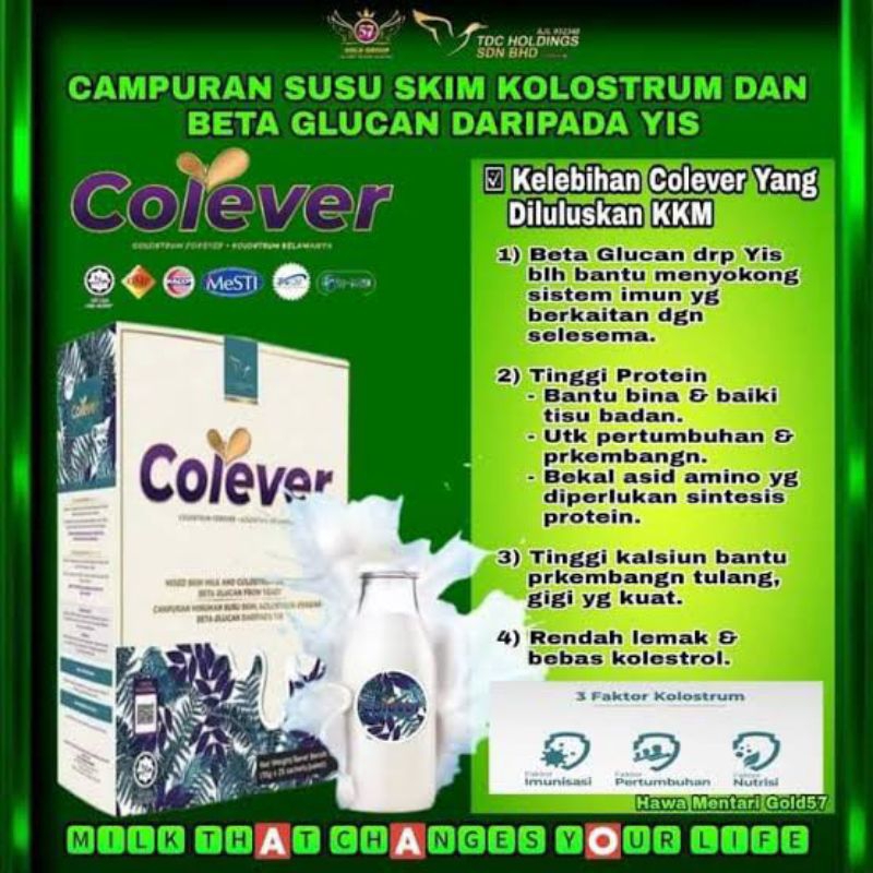 

COLEVER Susu Kolostrum Original Malaysia