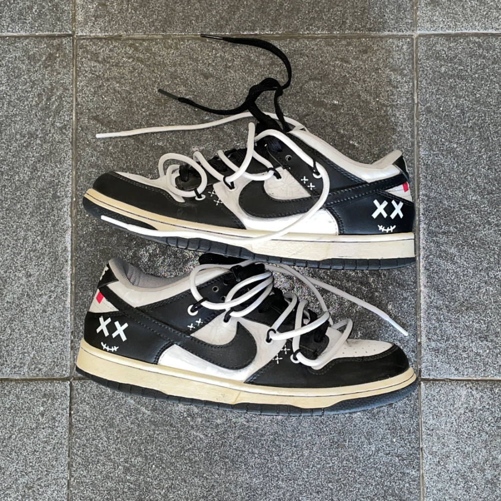 SB Dunk Low Supermade High Street Black White