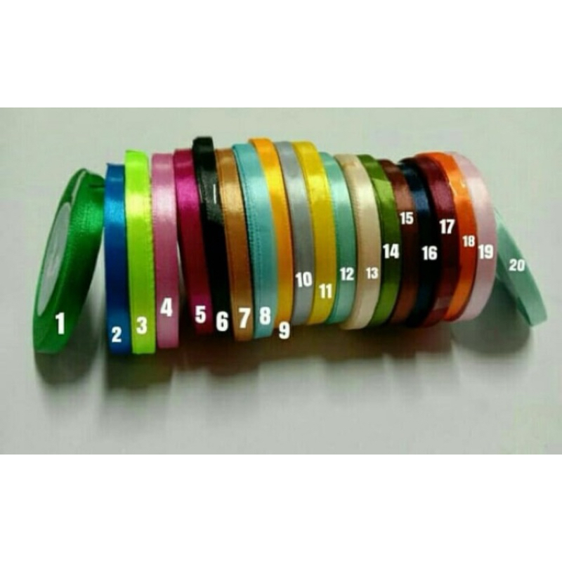 

Pita Satin 1/4 Inch ( Per Roll )