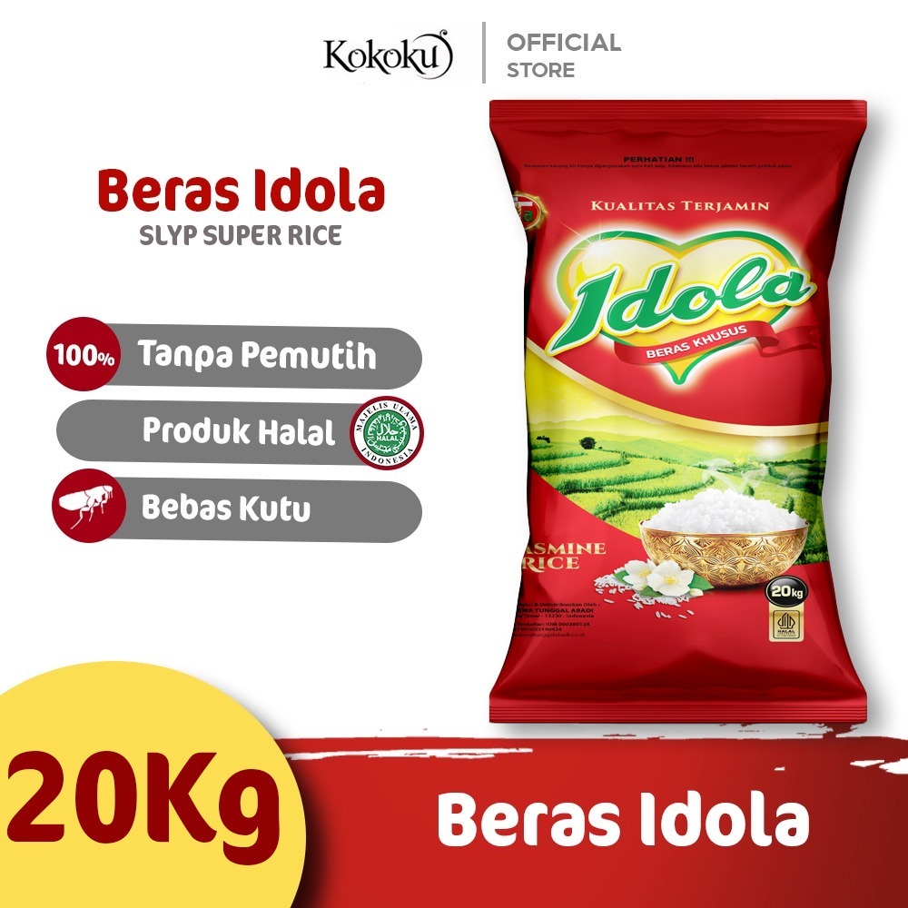 

KOKOKU - Beras Premium Merk Idola 20Kg