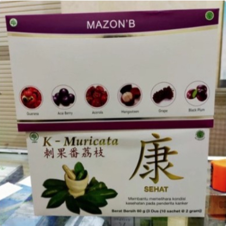 Paket DUO K-Muricata & Mazon’B – Nutrisi Herbal Harian