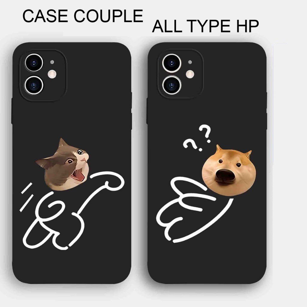 CASE COUPLE UNTUK SEMUA TYPE HANDPHONE OPPO / VIVO / SAMSUNG /REDMI / INFINIX /REALME / IPH / POCO /