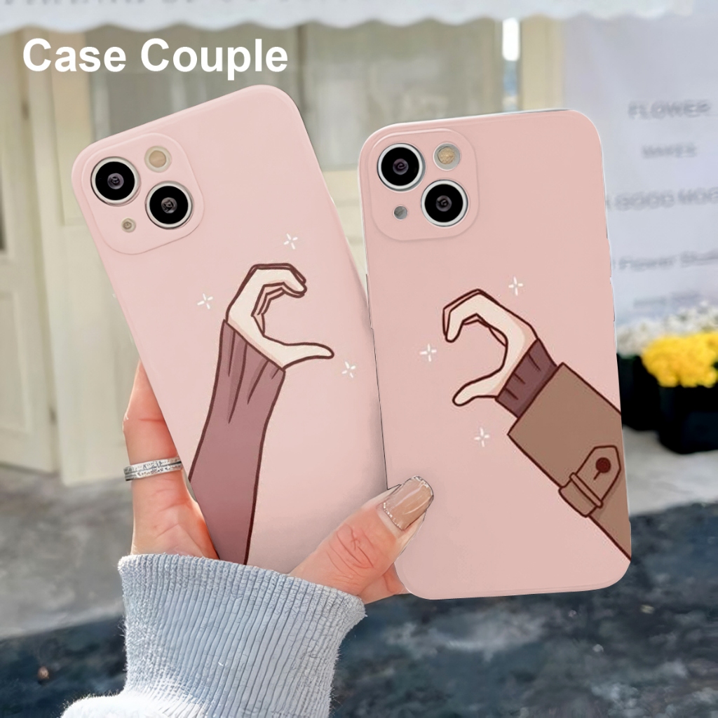 CASE COUPLE UNTUK TYPE HANDPHONE OPPO / VIVO / SAMSUNG /REDMI / INFINIX /REALME / IPH / POCO /SILIKO