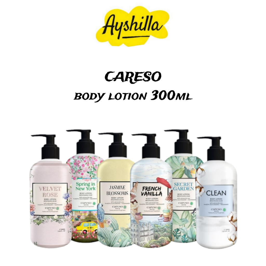 CARESO Body Lotion / Brightening Body Lotion / Fragrance Body Lotion / Careso Body Lotion All Varian