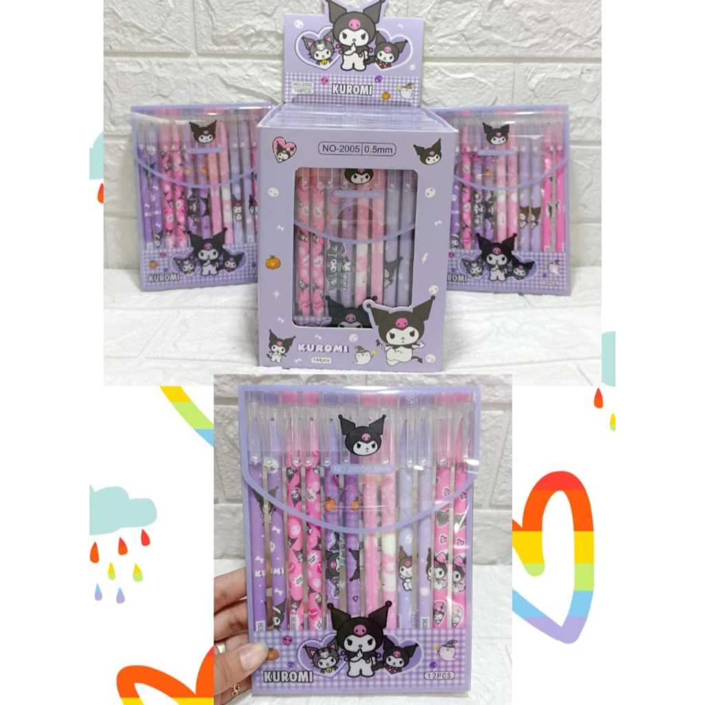 

Pulpen Pen Lucu Anime Stationary Set Kuromi Perlengkapan Sekolah Kantor