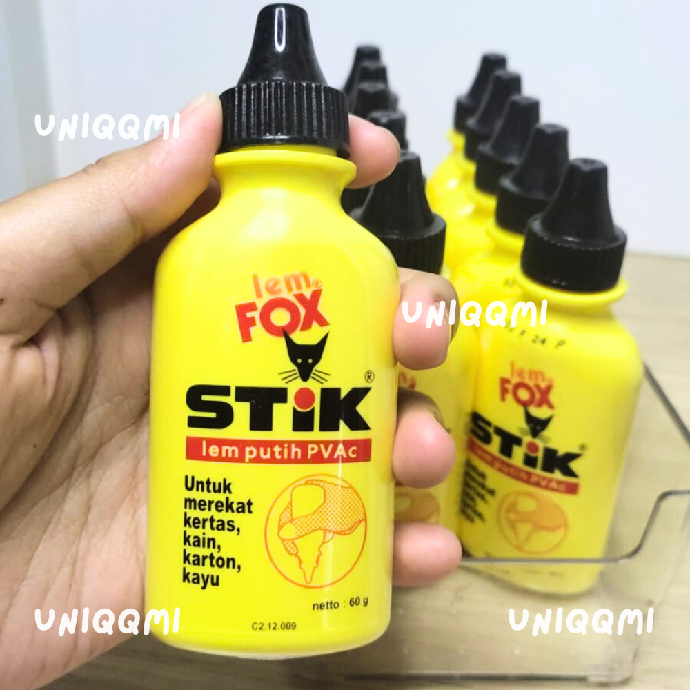 

LEM FOX STIK /LEM PUTIH PVAc/ FOX/ LEM STIK