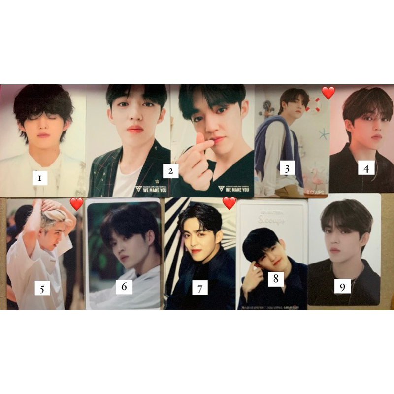 Seventeen Scoups Seungcheol Photocard PC