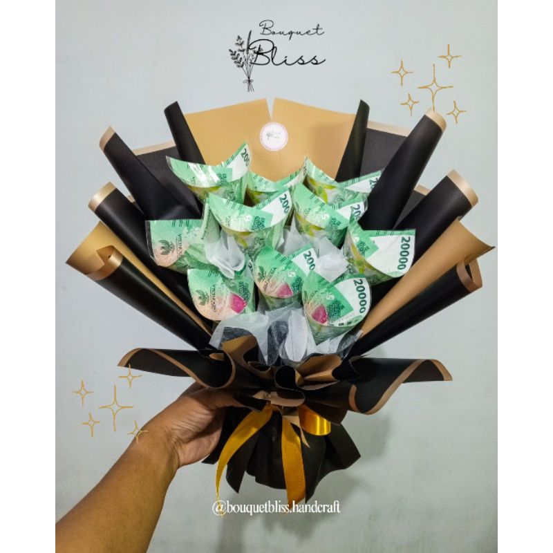 Buket Uang 20000 isi 10 lembar