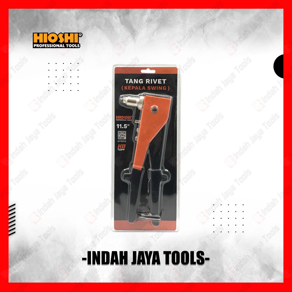 HIOSHI HTR012 Tang Rivet KEPALA SWING 11.5" - Mata HSS Heavy Duty Hand Rifet Ripet Riveter