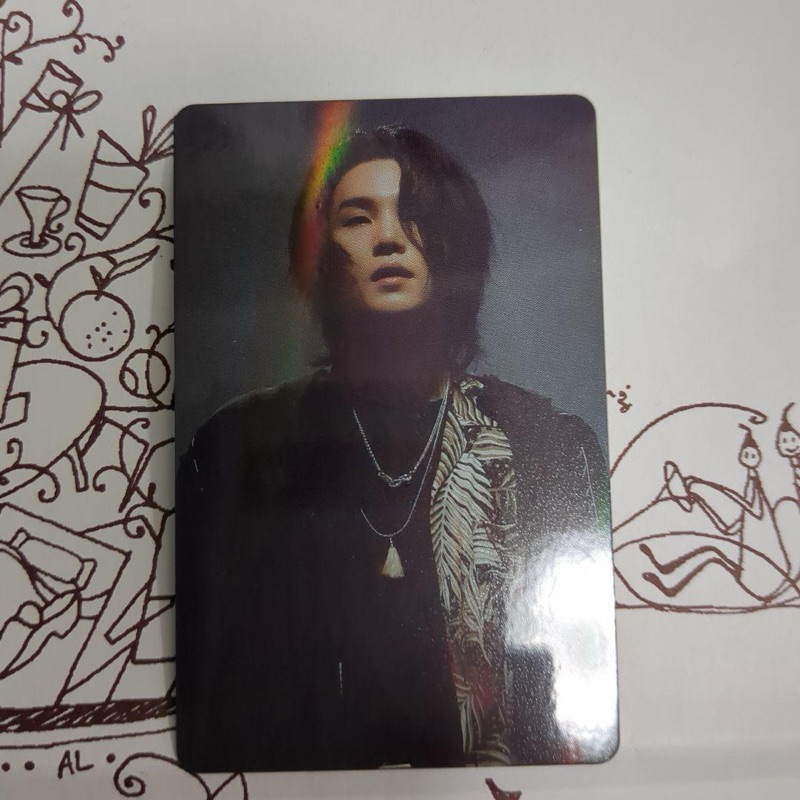 SUGA D DAY THE MOVIE BENEFIT HOLO PHOTOCARD  AGUST D LUCKY DRAW LD TOUR THE FINAL YOONGI BTS WORLD P