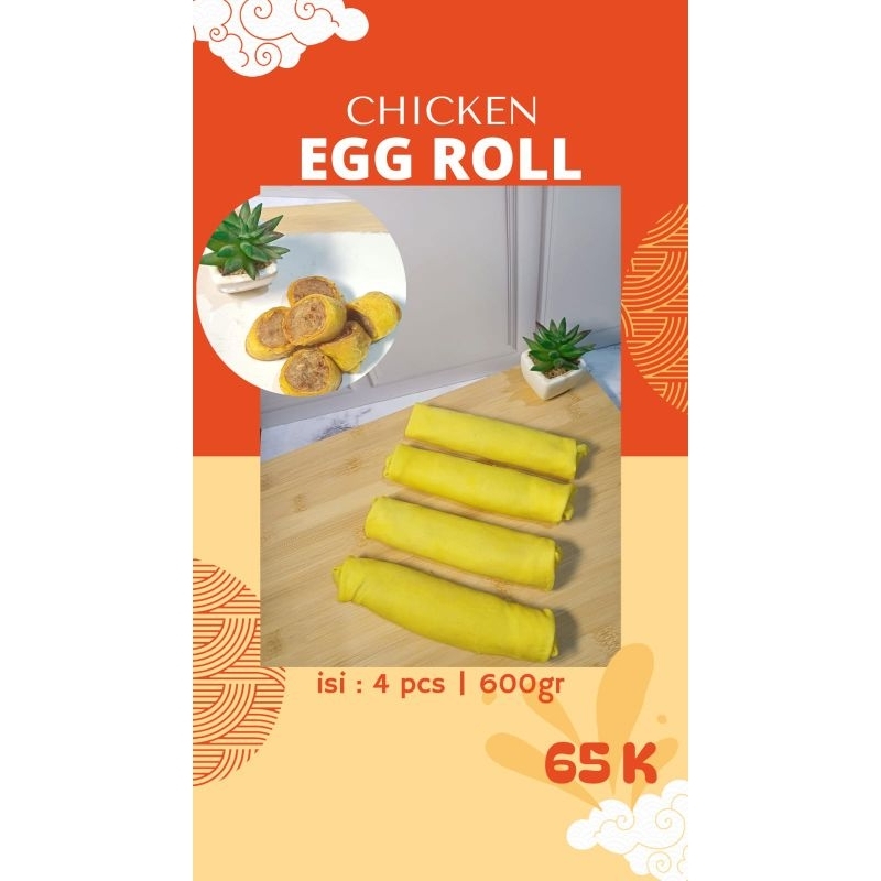 

egg chicken roll