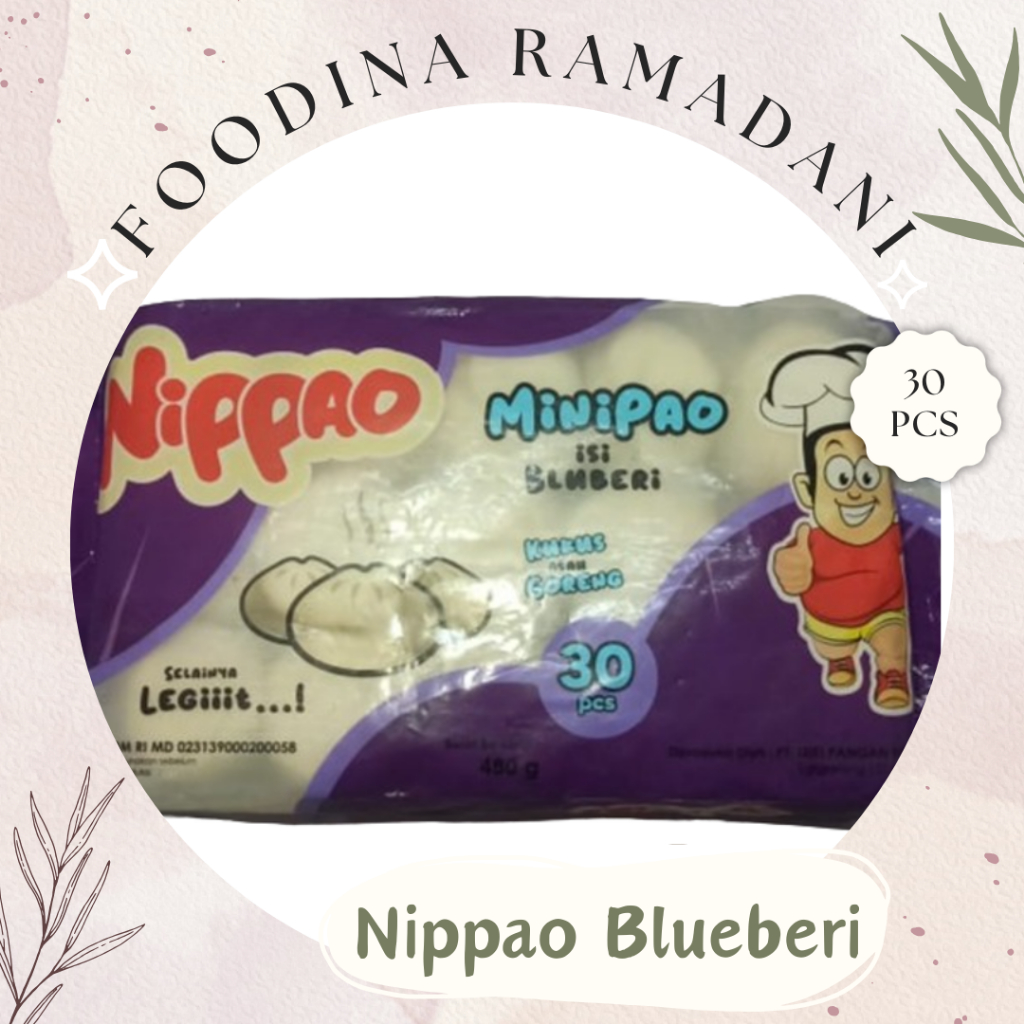 

NIPPAO Isi Blueberi - Halal MiniPao Fresh [ Isi 30 Pcs ] Harga Per PACK