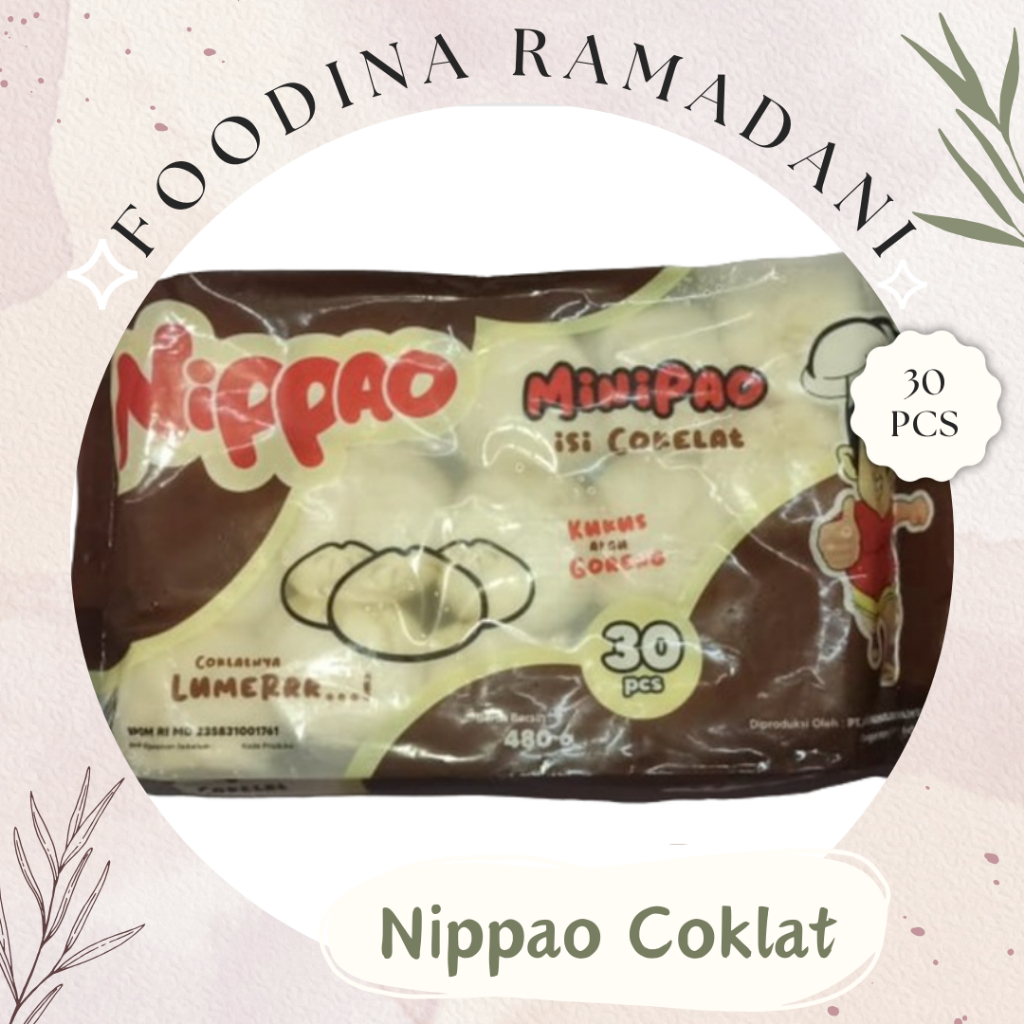 

NIPPAO Isi Coklat - Halal MiniPao Fresh [ Isi 30 Pcs ] Harga Per PACK