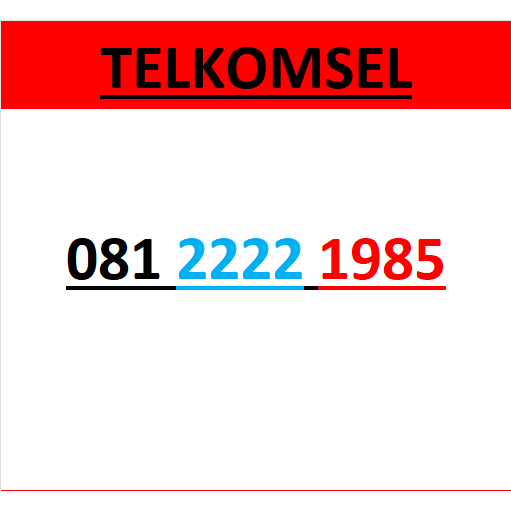 Nomor cantik telkomsel simpati 4G 5G seri tahun 1985 0B1 2222 1985 r3500