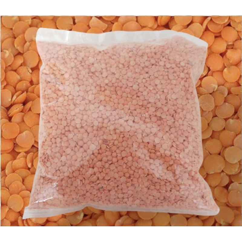 

Masoor Dhal/Kacang Lentil/Red Masoor Dhal 1Kg Premium And Original Quality