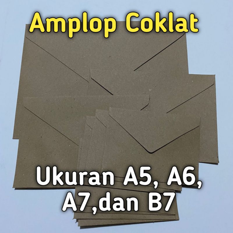 

AMPLOP A5/A6/B7/AMPLOP VINTAGE/AMPLOP UNDANGAN/KRAF/VINTAGE