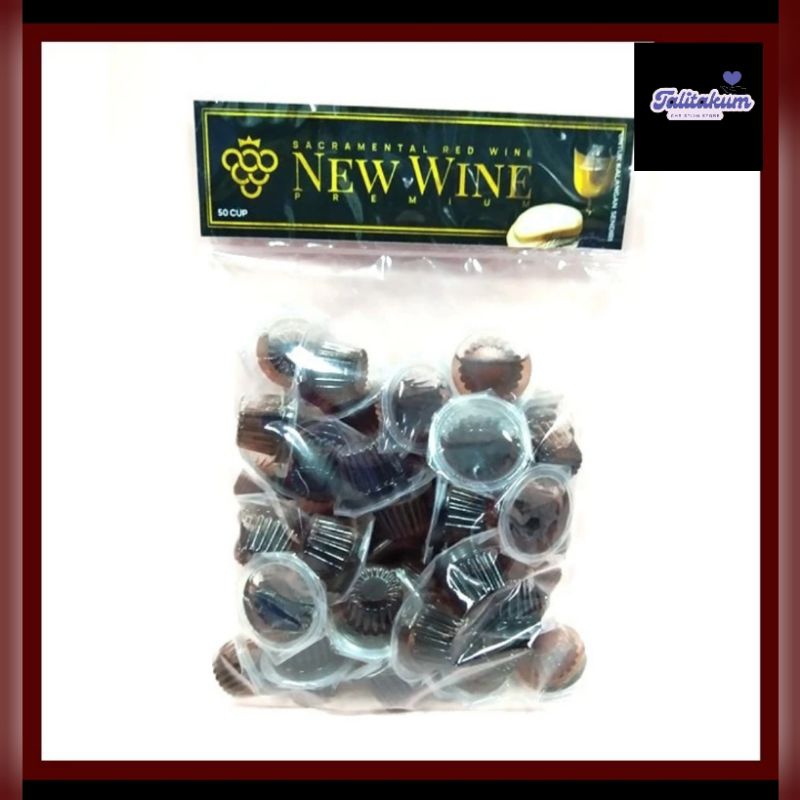 

Anggur Perjamuan Kudus Gereja Premium Cup Isi 25, 50, 100