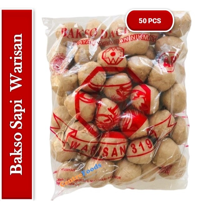 

Bakso Sapi - Baso Sapi Warisan 319 | Isi 50 Pcs [ Harga Per BKS ]