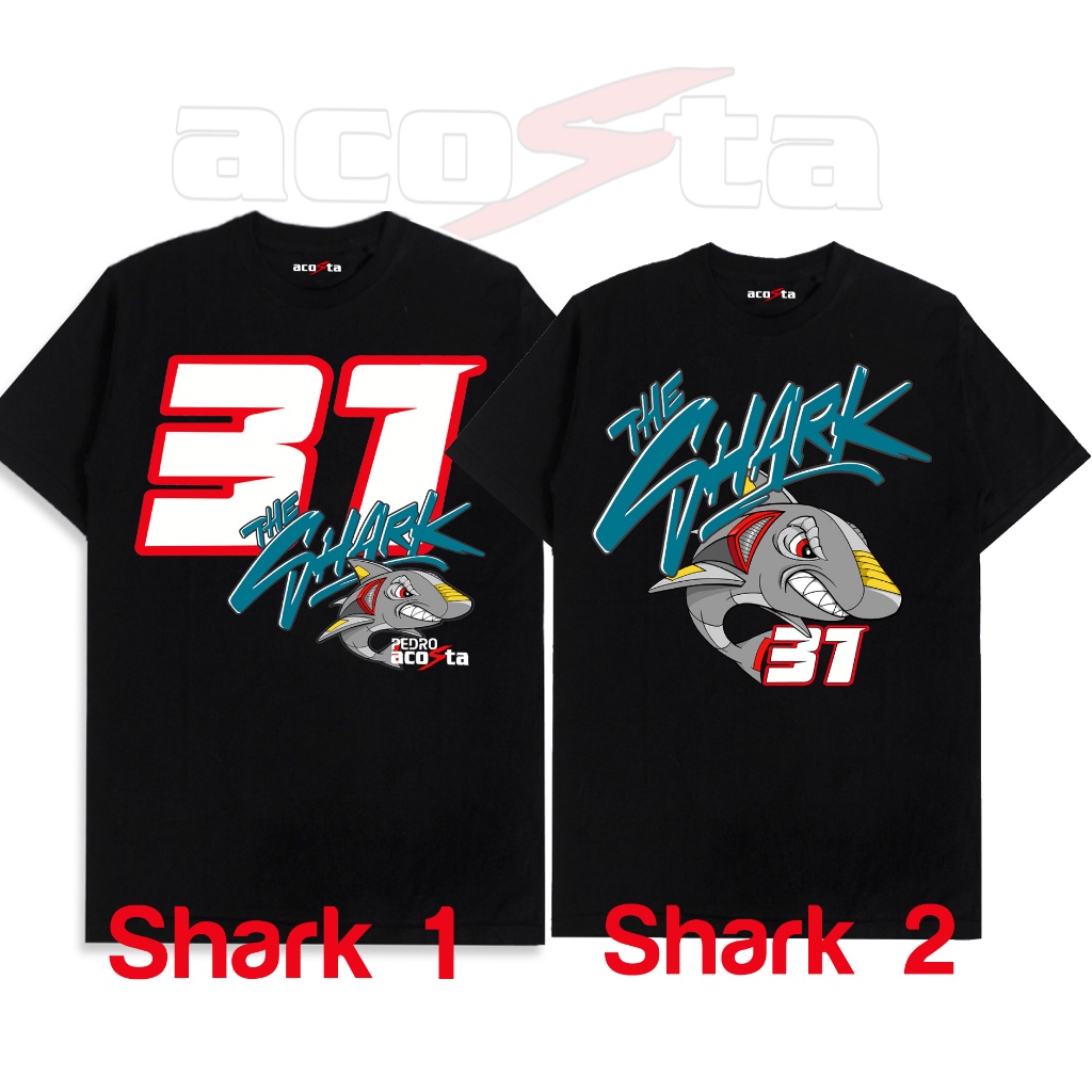 BAJU KAOS ACOSTA OFFICIAL SHARK/KAOS MOTOGP/KAOS PRIA/WANITA