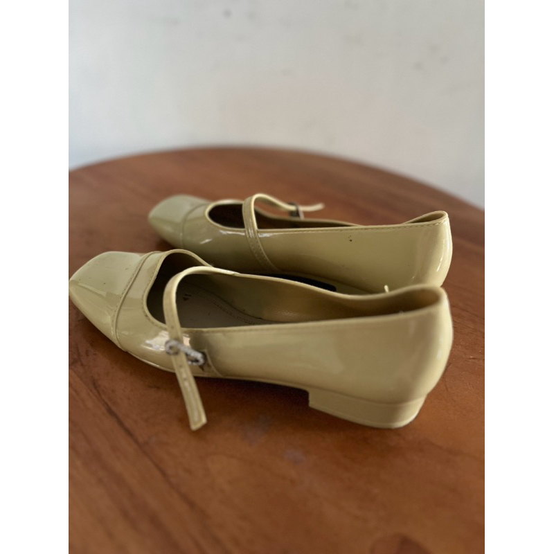 PL - sepatu jelly no merk warna matcha