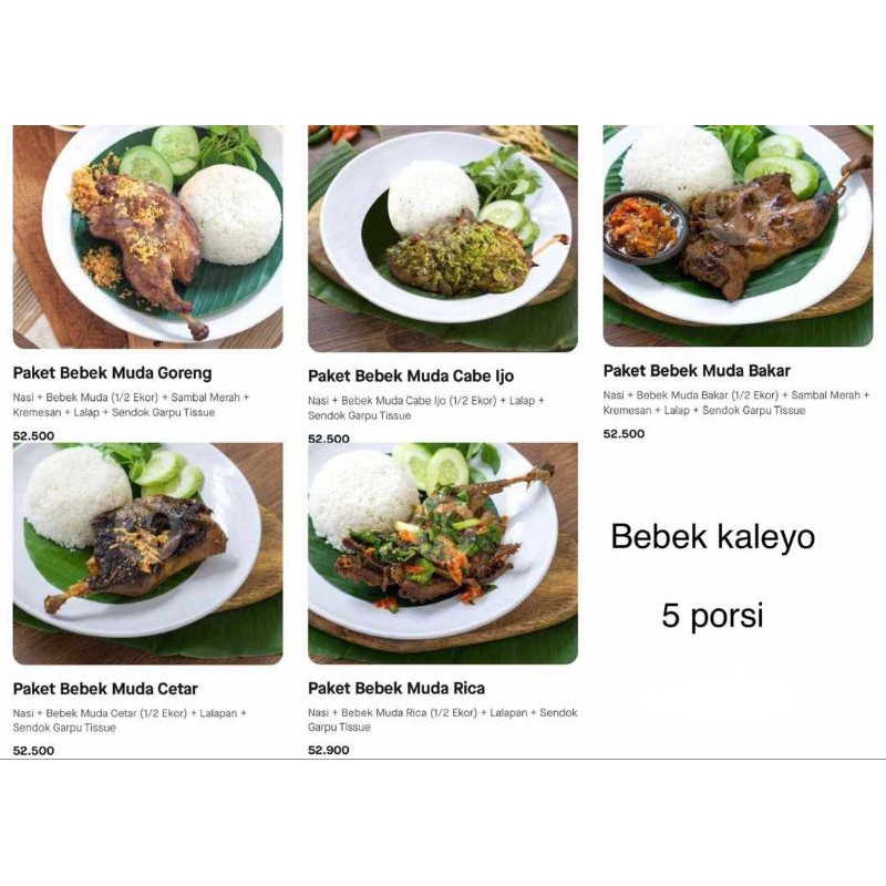

PROMO RESTO bebek kaleo